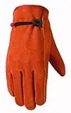 1018m Medium Split Leather Work Gloves With Keystone Thumb