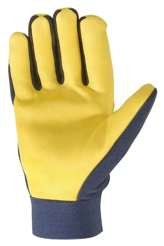 Hydrahyde Men‘s Medium Indoor/outdoor Work Gloves Blue/yellow 3207m