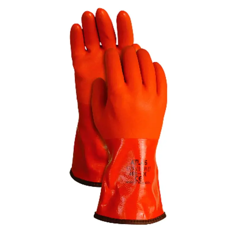 Unisex Indoor/outdoor Coated Work Gloves Orange Medium 460m-08.rt