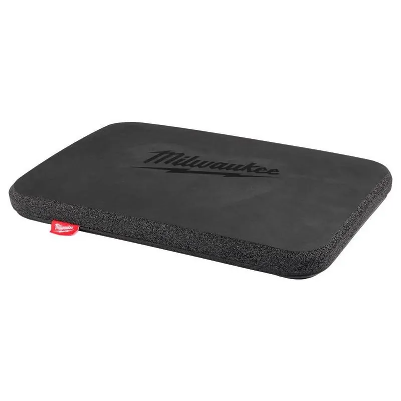 Milwaukee Heavy‑Duty Black Kneeling Pad – 18.4" × 12.9" Ergonomic Cushion