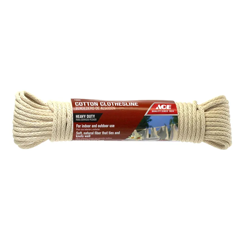 Ace 50 Ft. L White Cotton Clothesline