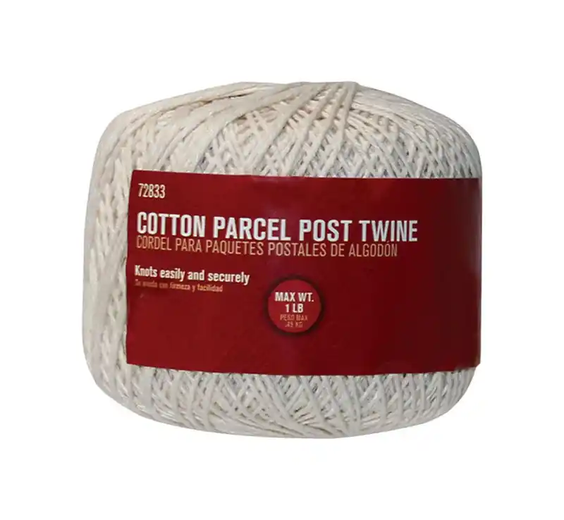 300 Ft. L White Twisted Cotton Twine For Household Bundling And Tying
