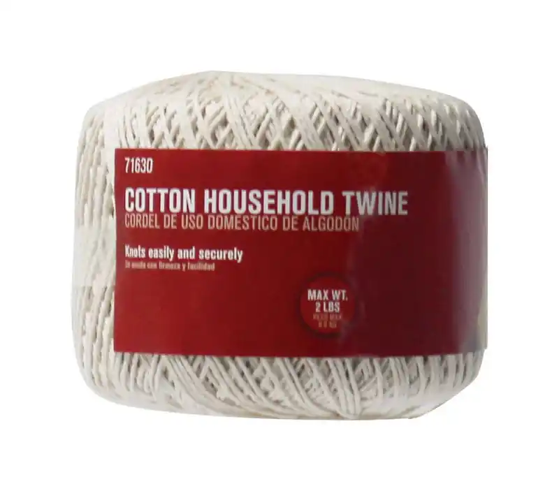 200 Feet Natural Twisted Cotton Twine For Crafts And Household Use