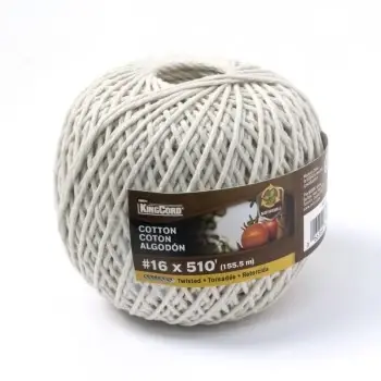15-ply Natural Cotton Twine, 510 Feet Long For Crafting And Wrapping