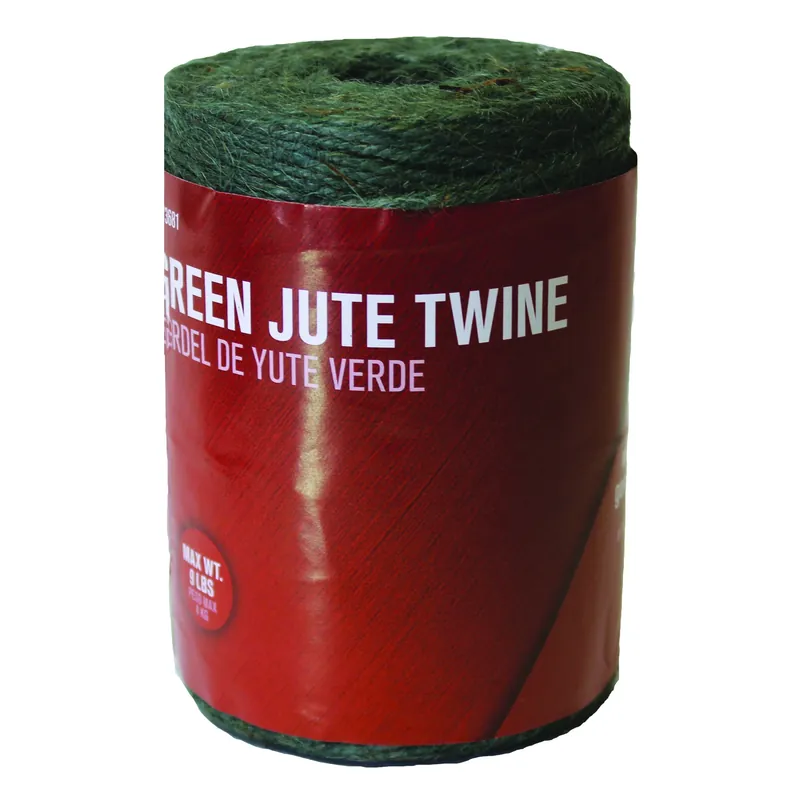 800 Ft. Green Braided Jute Twine For Gardening, Crafts, And Bundling