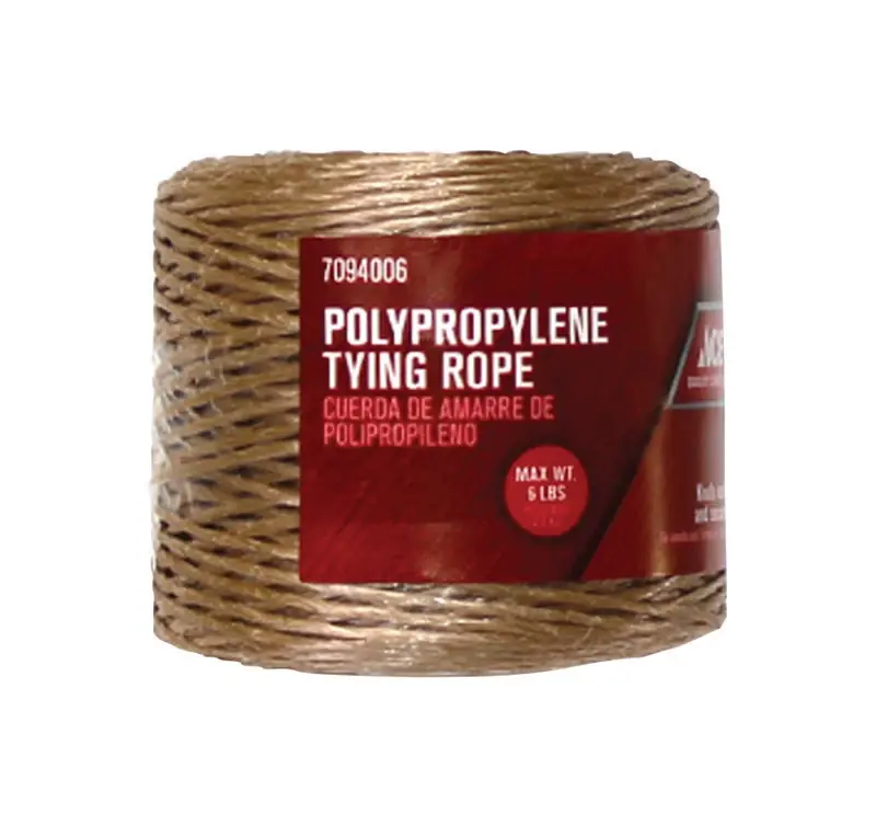400 Feet Long Brown Twisted Polypropylene Tying Twine - Multi-purpose Utility