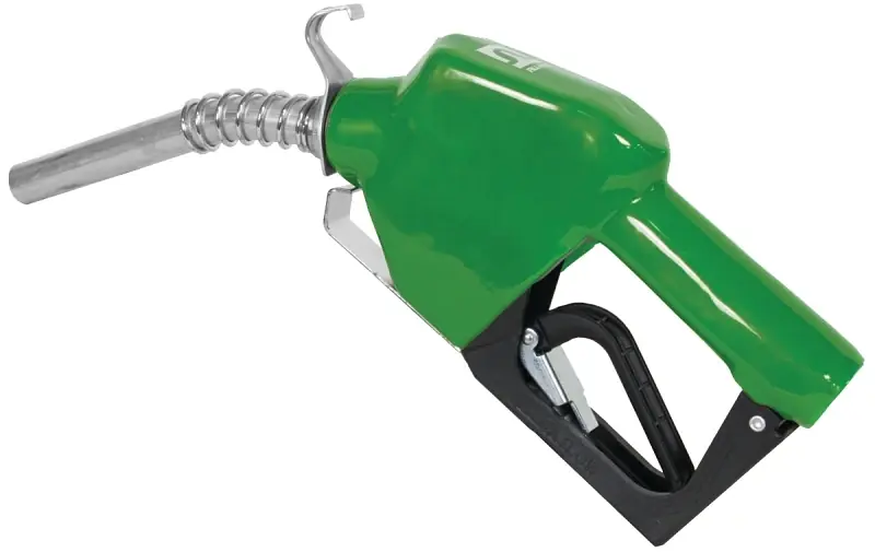 Automatic Diesel Nozzle, Green, 3/4 In.