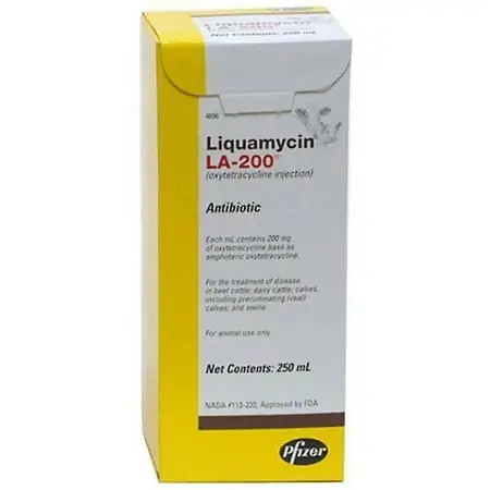 La-200 250 Milliliter Veterinary Antibiotic Solution
