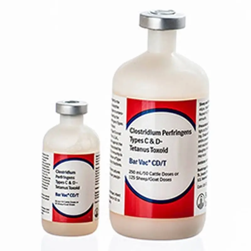 Bar-vac Cd/t Livestock Vaccine 250 Ml - 50 Doses