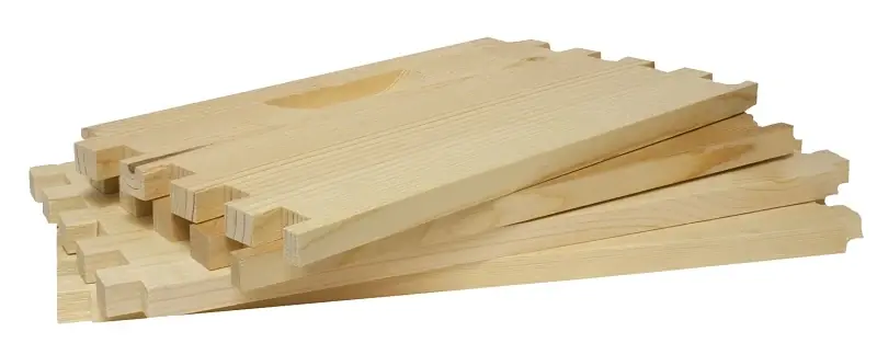 Wwbum-102 Medium Bee Hive Box, Ponderosa Pine For Langstroth Hive