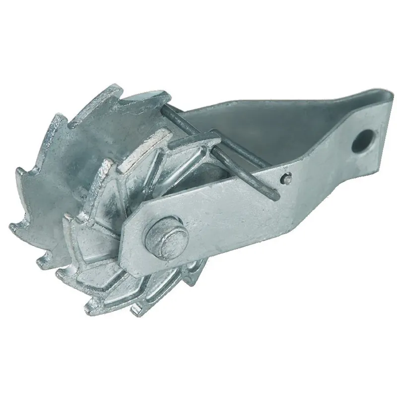 Electric Fence Wire Strainer, Zinc-Coated, Spring Flapper