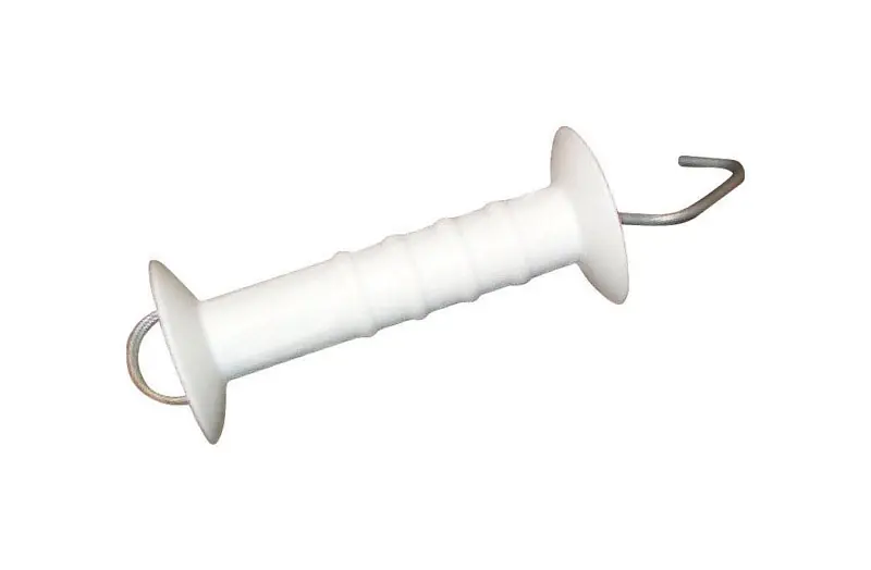 Electric Fence Insulated Gate Handle, White, Small