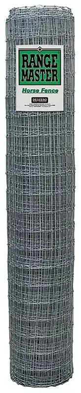 6955 Galvanized Horse Fence, 48 Inch Height, 200 Feet Length, 12.5 Gauge