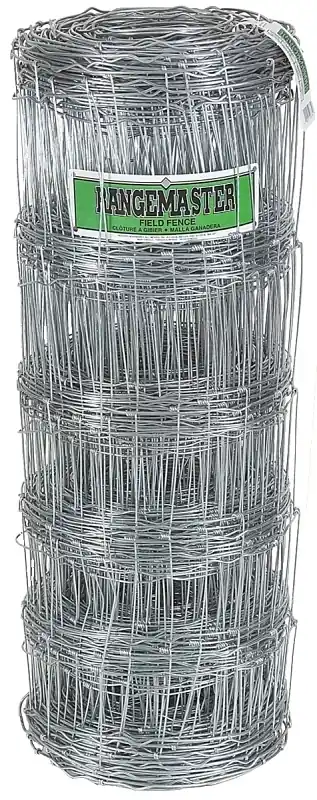 Rangemaster 6660 Field Fence, 330 Ft L, 47 In H, 12 Gauge Galvanized Steel