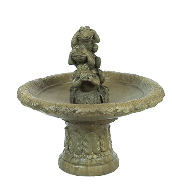 Med Round Fountain See/Speak No