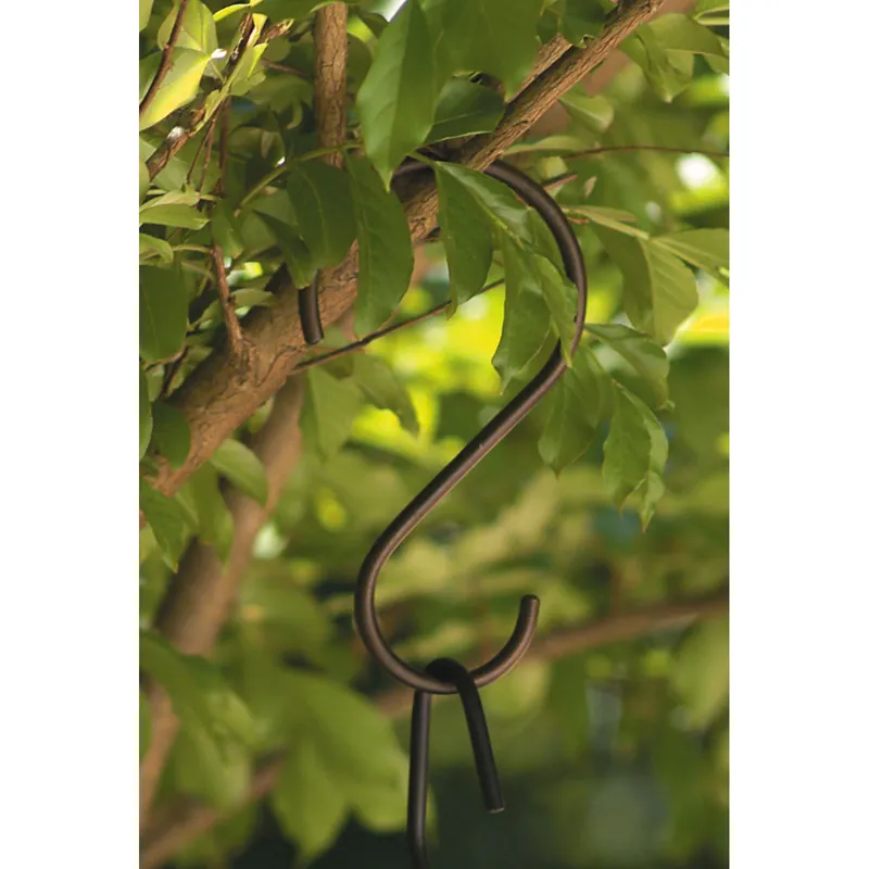 Small Bronze S Hook - 3.5 X 6.5 X 0.25 Inches - Durable Metal Hardware