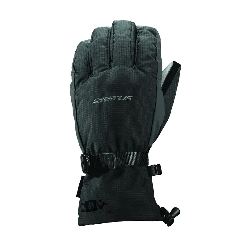 Heatwave Accel Xl Rip Stop Shell Insulated Black Cold Weather Gloves
