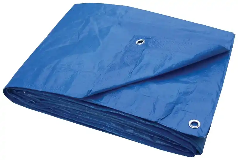 T3040bb70 Light Duty Tarpaulin, 30 Ft X 40 Ft, 3.5 Mil Thick, Blue