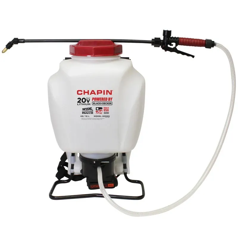 63985 4-gallon Rechargeable 20-volt Lithium-ion Battery Powered Backpack Sprayer