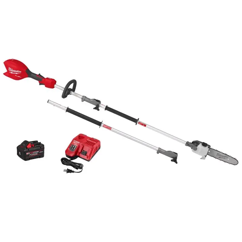 Milwaukee M18 Fuel 10 Inch Pole Saw Kit With Quik-lok And Battery