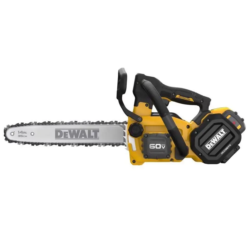 60v Max Dccs674x2 14 In. Battery Chainsaw Kit With Charger