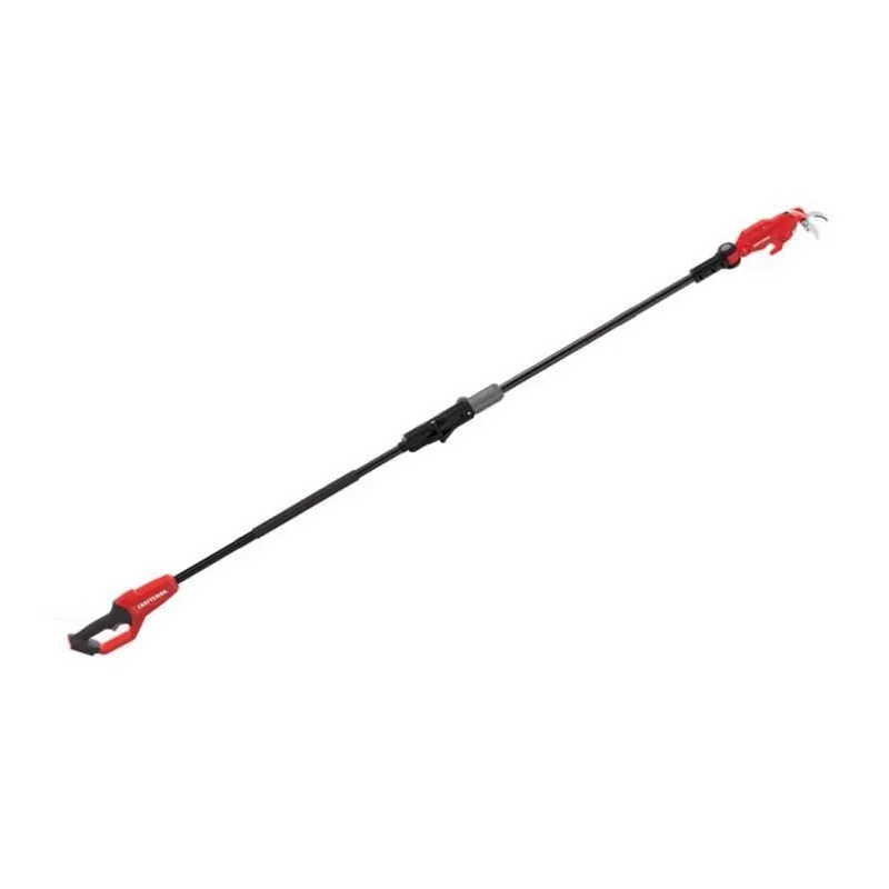 Craftsman V20 Cordless Curved Pole Pruner – Alloy Steel Blade, Rotating Head, 1.25" Cut