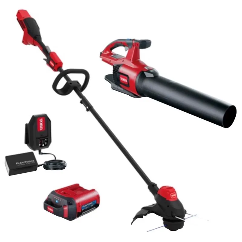 60-Volt MAX Cordless 13 In. String Trimmer / 100 MPH Leaf Blower Combo Kit