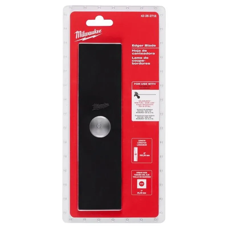 Milwaukee 8‑Inch Steel Edger Blade For M18 FUEL QUIK‑LOK Attachment (42‑26‑2718)