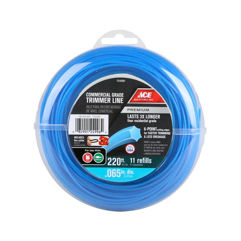 Commercial Grade 0.065 In. Diameter X 220 Ft. Length Trimmer Line