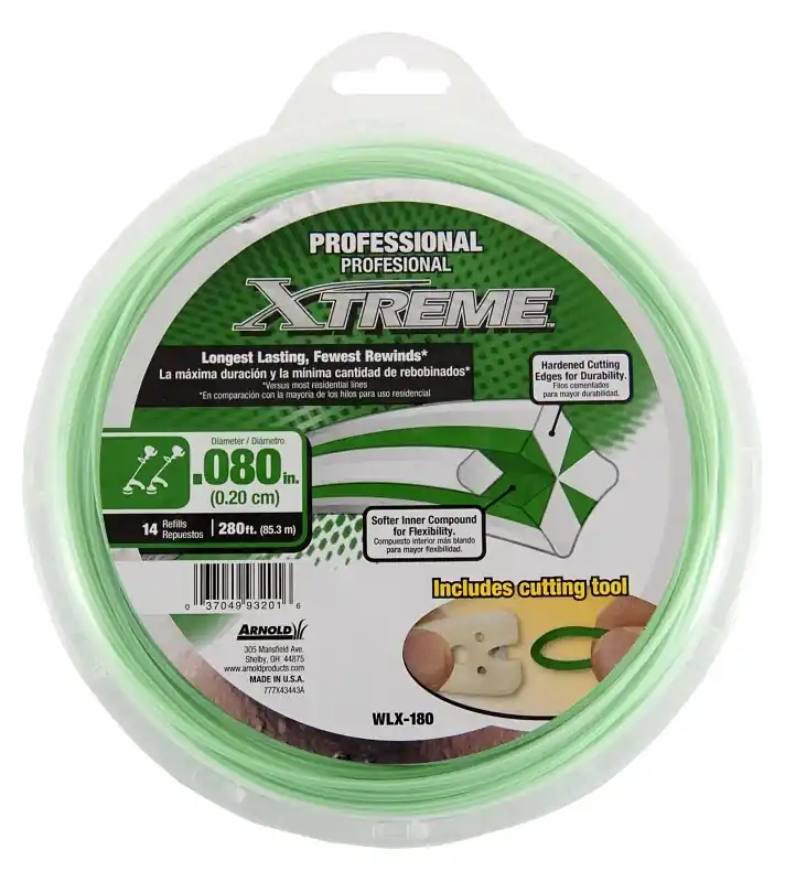 Xtreme Professional Wlx-180 Trimmer Line, 280 Ft Length, 0.08 In Diameter