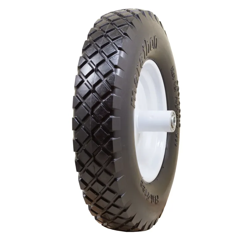 Marathon 8 In. D X 15.5 In. D 500 Lb. Cap. Centered Wheelbarrow Tire Polyurethane 1 Pk