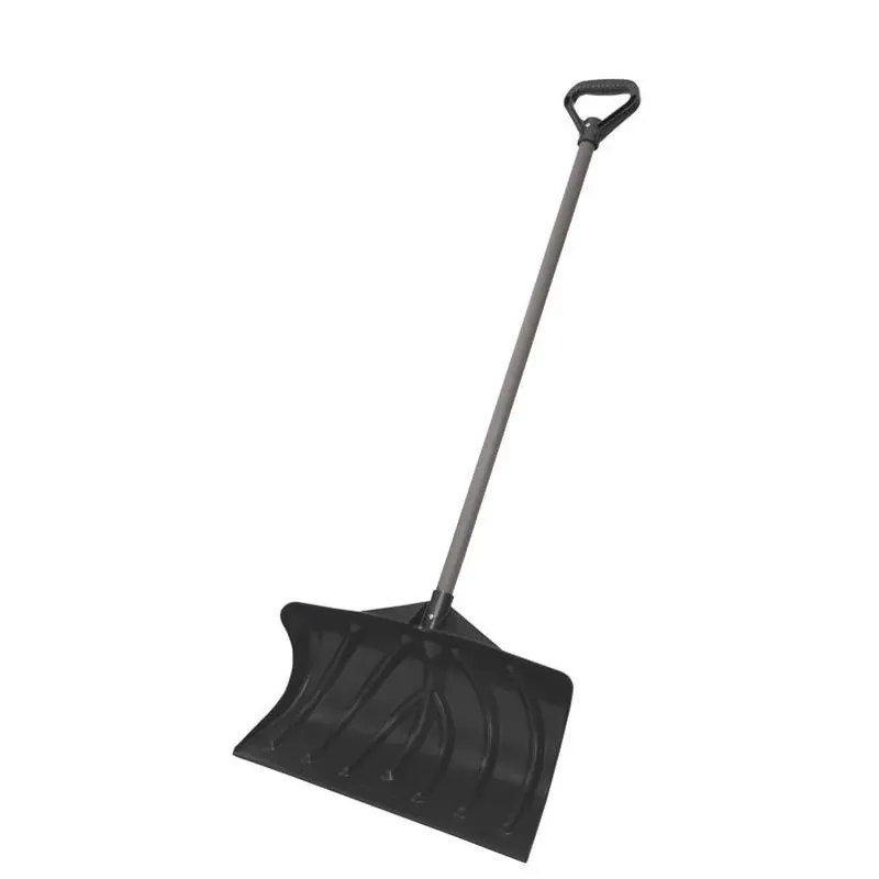 Suncast 20‑in Poly Snow Pusher – 50.5‑in Overall Length With Steel Grip Handle