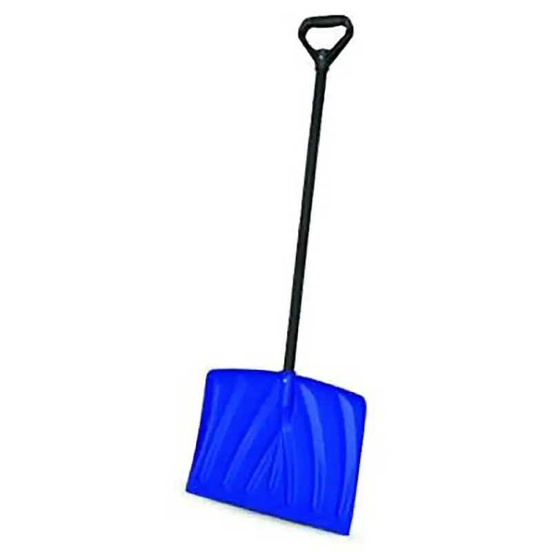 Poly-Coated Snow Shovel With D-Grip Handle, 18 In.