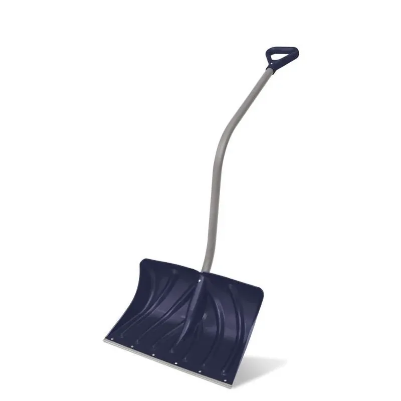 Suncast Poly Ergonomic Snow Shovel – 20" Wide, 51" Long With Steel Grip