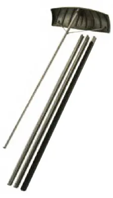 Suncast 24 In. W X 21 Ft. L Poly Roof Rake