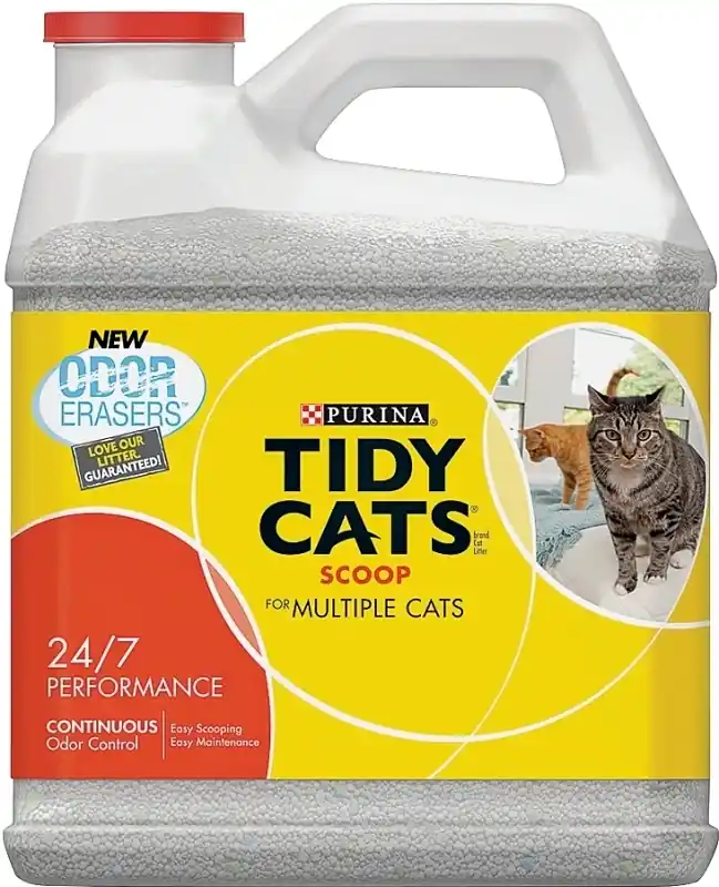 Cat Litter, 24/7 Performance, Scooping, 14-Lbs. Container