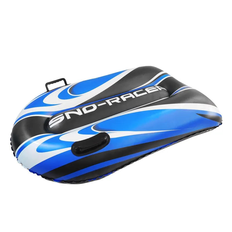 Coconut Outdoor 48 In. Heavy Duty Inflatable Toboggan Sled With Grip Handles