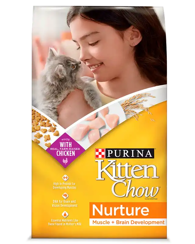 Dry Cat Food, Nurturing Formula, 3.5 Lbs. Bag