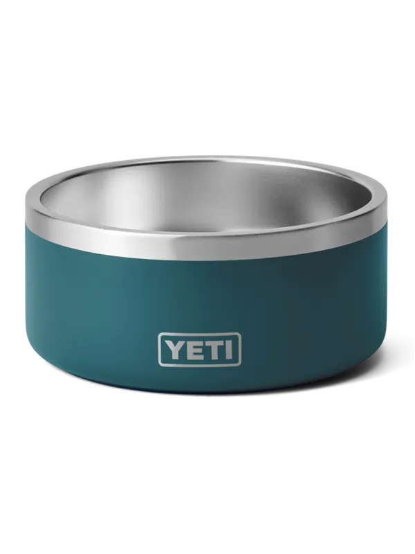 Boomer 8 Dog Bowl In Agave Teal - Durable And Stylish Pet Accessory