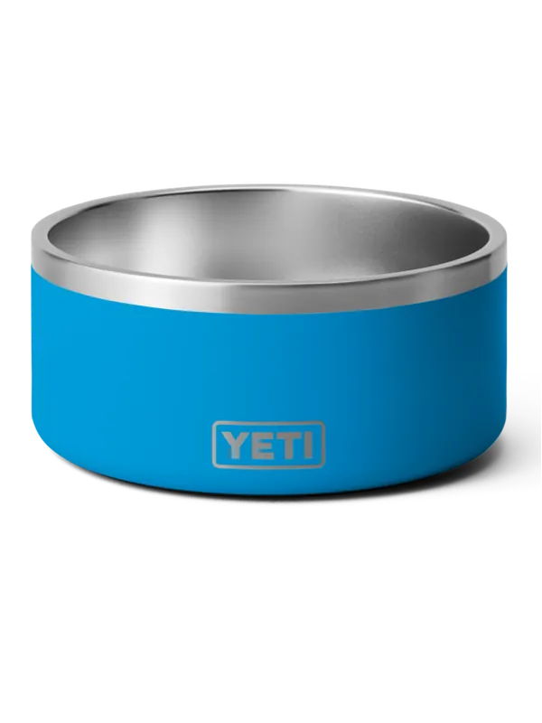 Boomer 8 Dog Bowl In Big Wave Blue - Durable And Stylish Pet Accessory