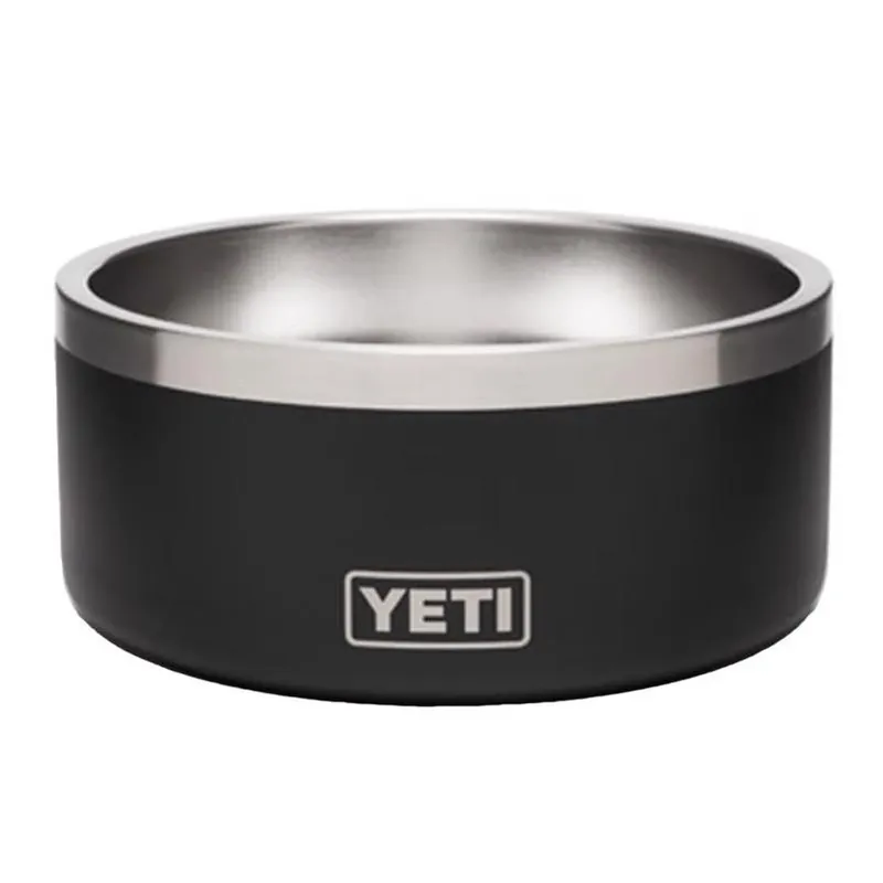 YETI Boomer 4‑Cup Black Stainless Steel Dog Bowl