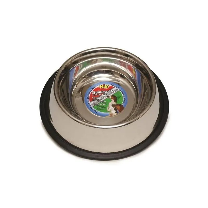Hilo Stainless Steel Pet Feeding Bowl, 64 Ounce Capacity