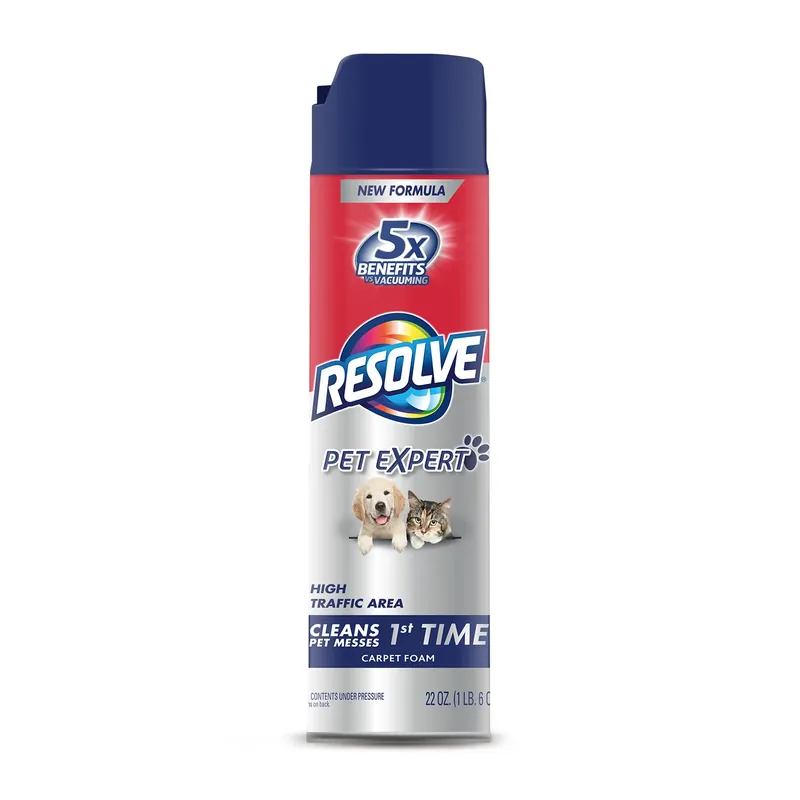 Carpet Cleaner, Pet & High Traffic Formula, 22 Oz.