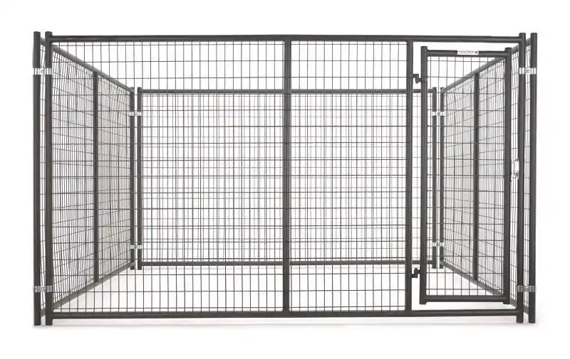 6‘ X 10‘ X 10‘ Complete Heavy-duty Dog Kennel In Gray