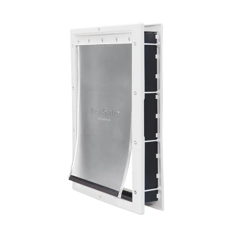 10-1/8 In. X 16-1/4 In. Large White Plastic Pet Door By Petsafe
