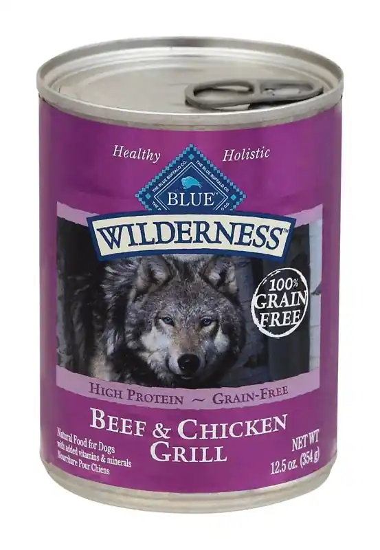 Beef/Chicken Grill Dog Food, 12.5-oz. Can