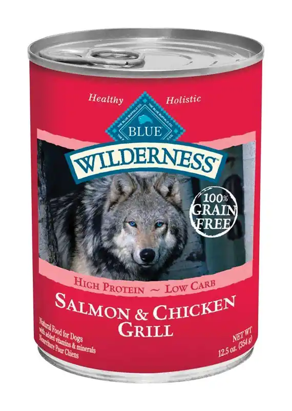 Dog Food, Salmon/Chicken Grill, 12.5 Oz. Can