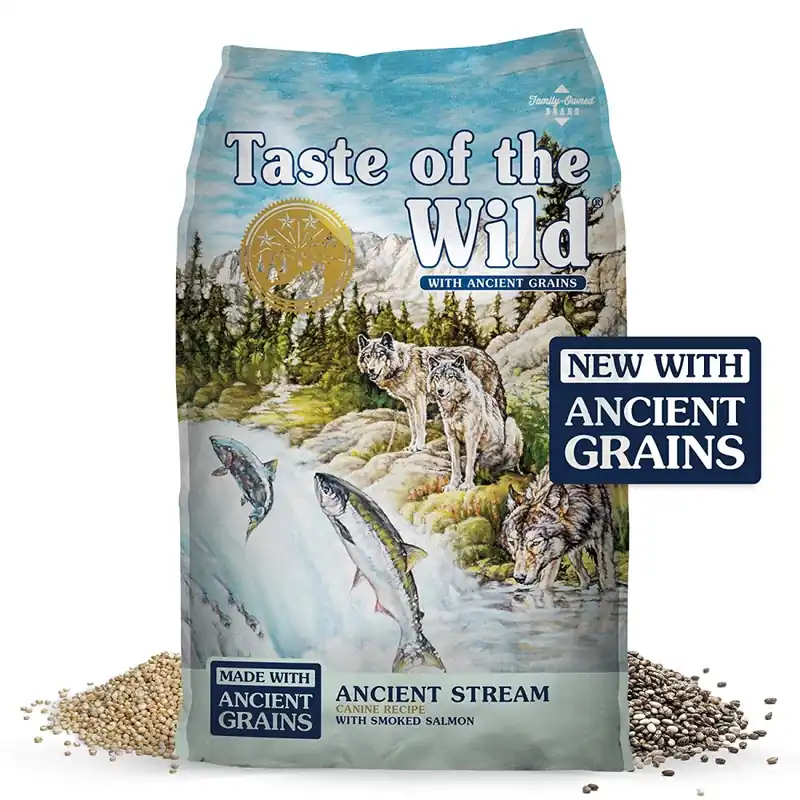 Ancient Stream Dog Food With Smoked Salmon 14lb
