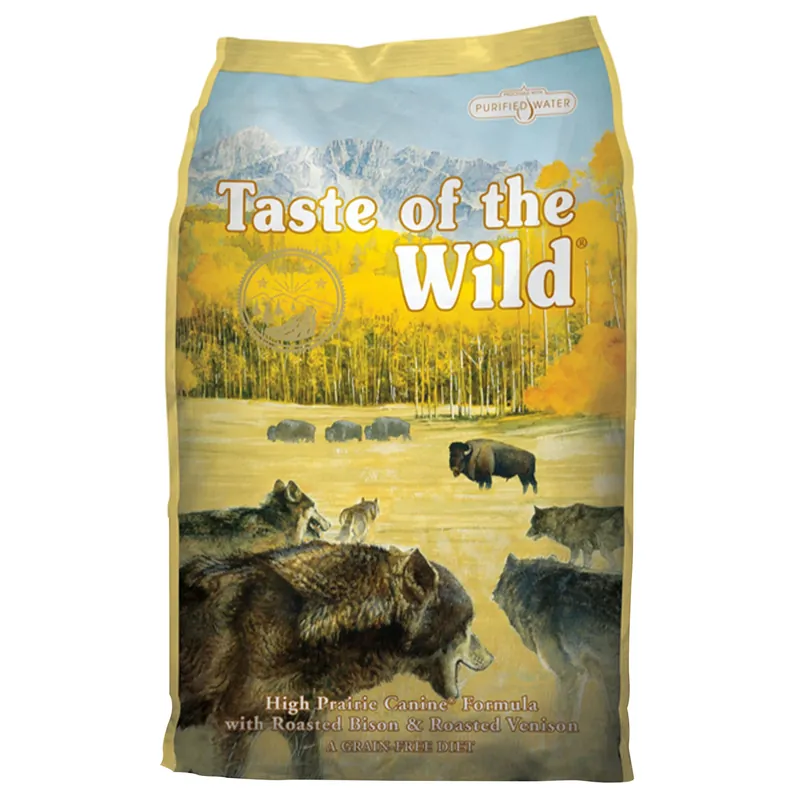 High Prairie Grain Free Dog Food 14 Lb - Roasted Bison & Venison
