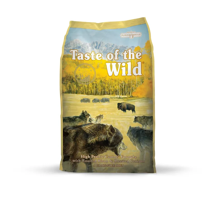 High Prairie Adult Bison And Venison Dry Dog Food Grain Free 5 Lb